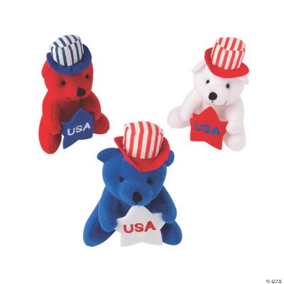 Plush Patriotic Bears