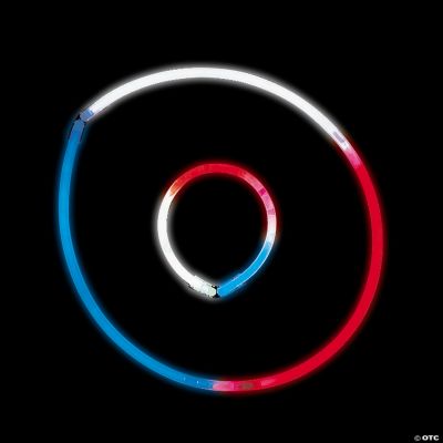 Patriotic Tri-Color Glow Party Tube