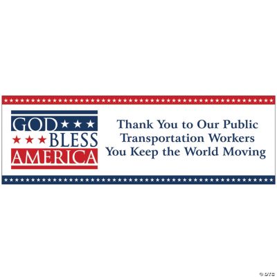 Personalized “God Bless America” Banners - Small