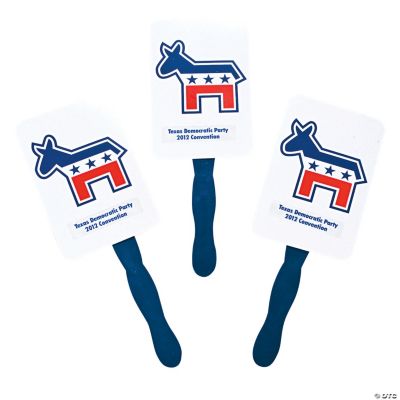 Personalized Democrat Fans