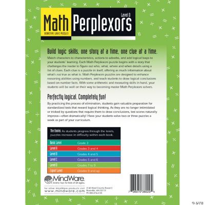 Math Perplexors: Level D, Technology &amp; Engineering, STEM Activities ...