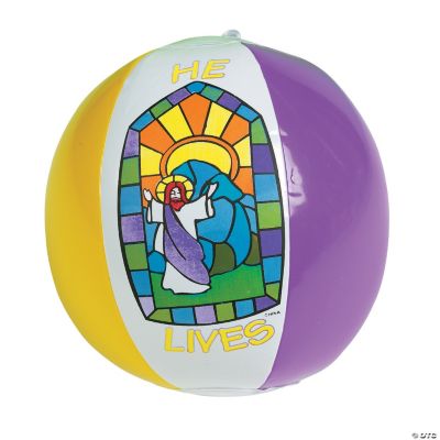 Mini Inflatable “He Lives!” Beach Balls