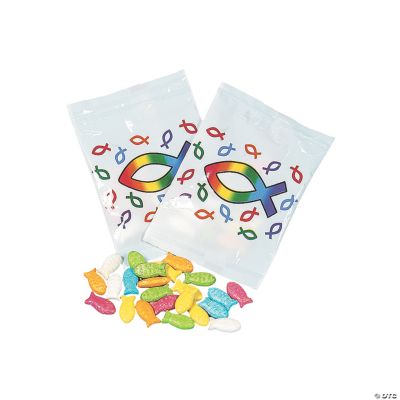 Religious Fish-Shaped Candy Treat Packets