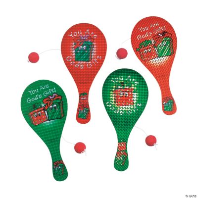 "You Are God's Gift!" Glitter Paddleball Games