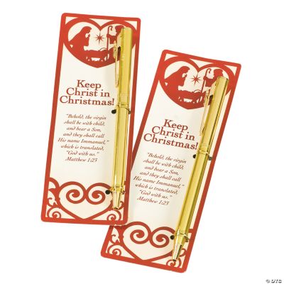 “Keep Christ In Christmas” Pen & Bookmark Sets