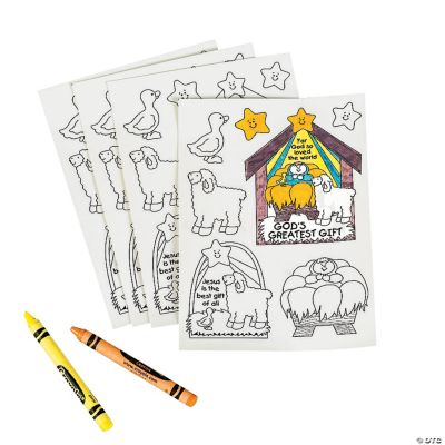 Color Your Own “God’s Greatest Gift” Stickers