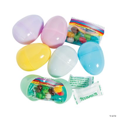Pastel Religious Candy-Filled Easter Eggs