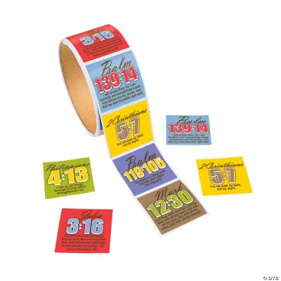 By His Word Passage Roll Stickers