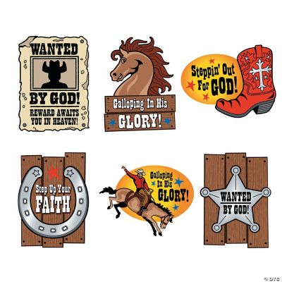 Large Faith Western Cutouts
