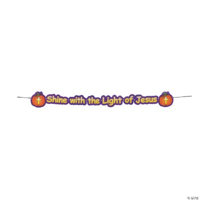 Christian Pumpkin Jointed Banner