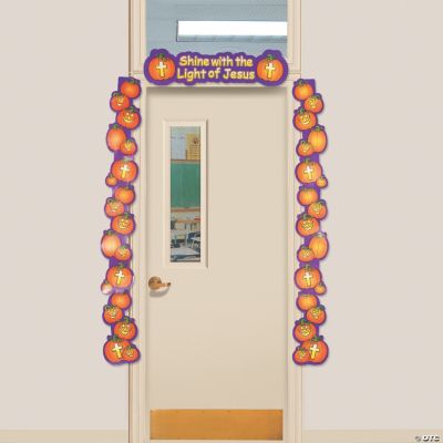 Christian Pumpkin Door Border