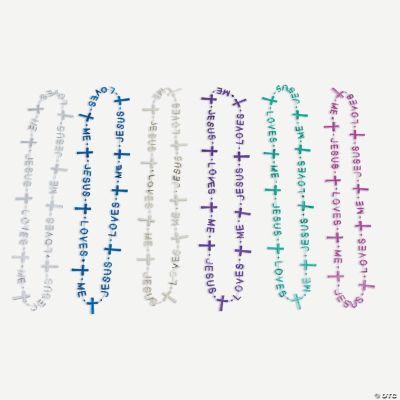 “Jesus Loves Me” Beaded Necklaces