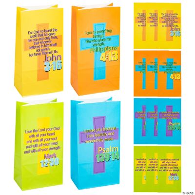 Treat Bags With Bible Verses