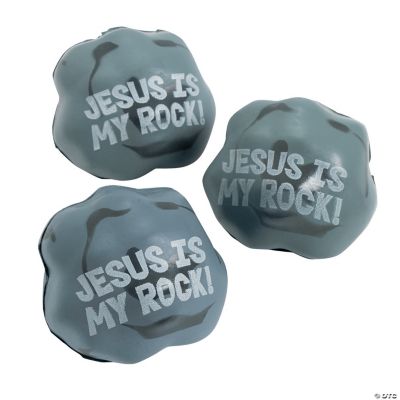 “Jesus Is My Rock” Relaxable Balls