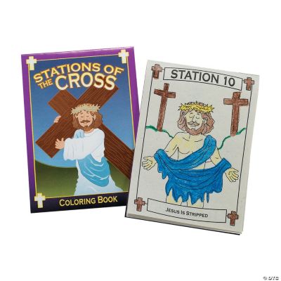 Stations Of The Cross Coloring Books