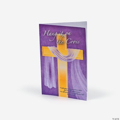 “Hang It On The Cross” Church Bulletins