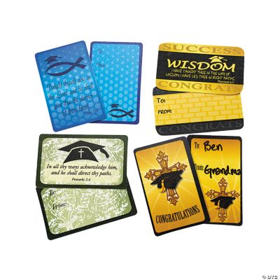 Graduation Religious Wallet Cards