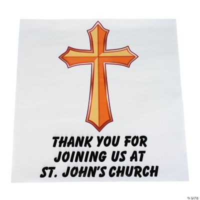 Personalized Cross Floor Cling