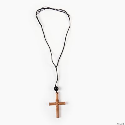 Bamboo Cross Necklaces