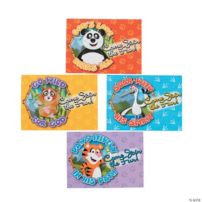 Panda And Friends Postcard Invitations