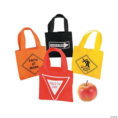 Small Religious Road Sign Totes