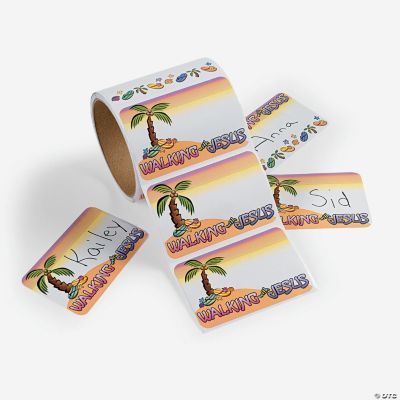 “Walking With Jesus” Nametags