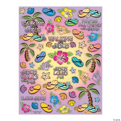 “Walking With Jesus” Sticker Sheets