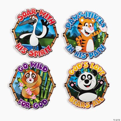 Large 3D Panda & Friends Cutouts