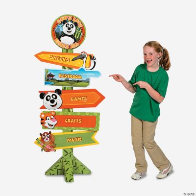 Panda & Friends Directional Sign