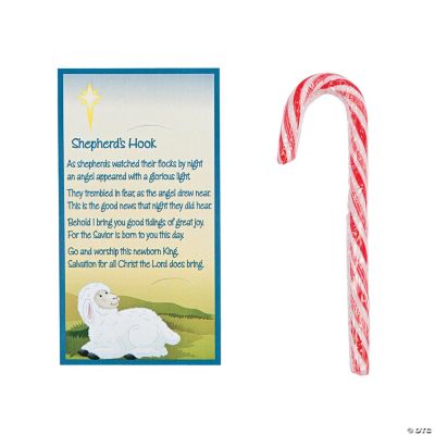 Shepherd’s Hook Candy Canes With Card