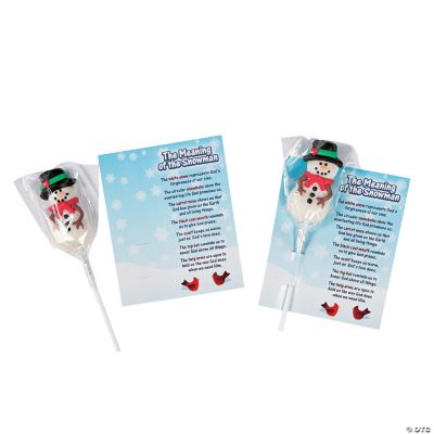 “Meaning Of The Snowman” Suckers With Card