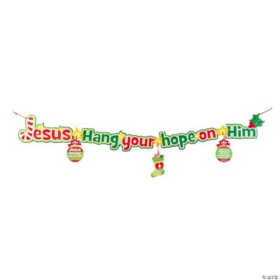“Hang Your Hope On Him” Jointed Banner