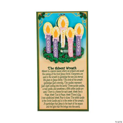 Advent Ornaments On Card