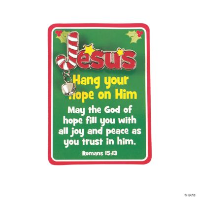 “Hang Your Hope On Him” Pins With Cards