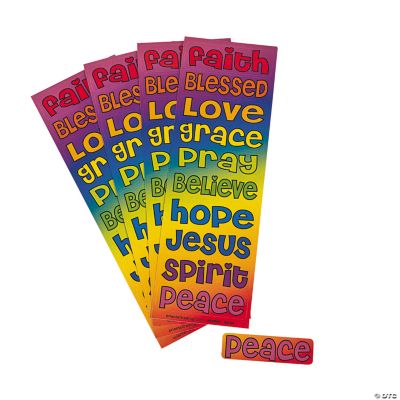 Religious Rainbow Stickers