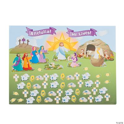 40 Days Of Lent Sticker Scenes