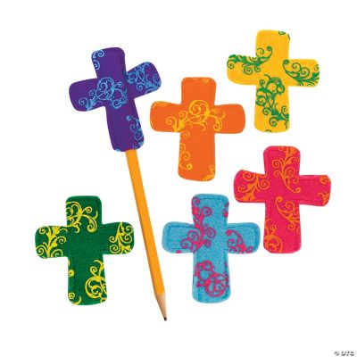 Cross Pencil Toppers