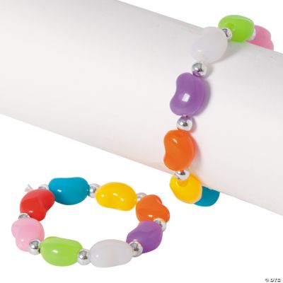 Jelly Bean-Shaped Bracelets