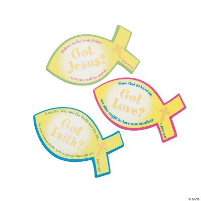 Scripture Fish Sticky Notes