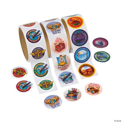 Awesome Adventure Roll Sticker Assortment