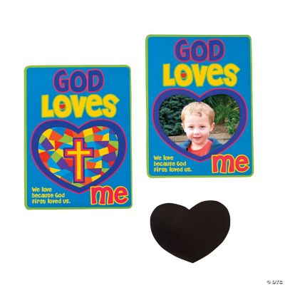 “God Loves Me” Photo Magnets