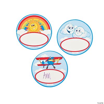 Up & Away Name Buttons
