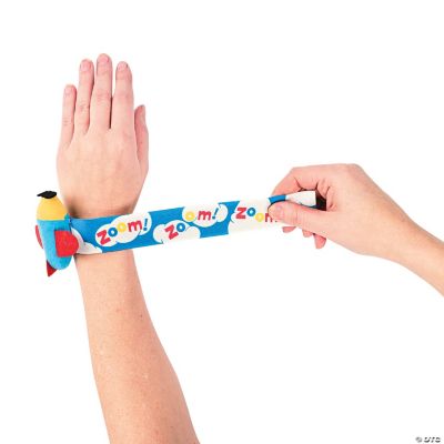 VBS Plush Airplane Slap Bracelets