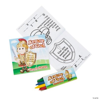 “Armor Of God” Activity Books With Crayons