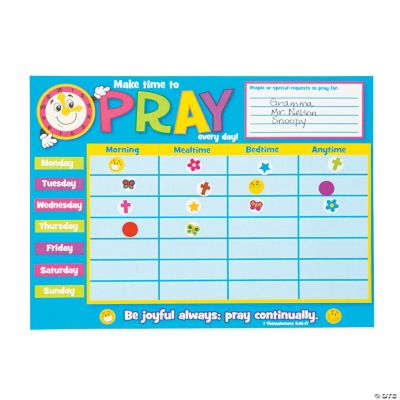 Make-A-Prayer Chart Sticker Scenes