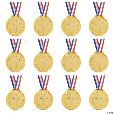 Christian Athlete Plastic Medals