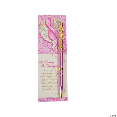 Pink Ribbon Pen & Bookmark Sets