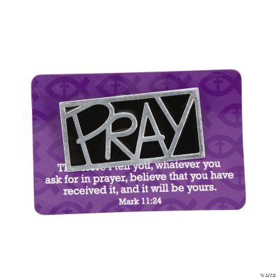 Pray Pins On Card