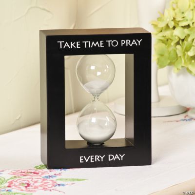 “Take Time to Pray” Tabletop Hourglass