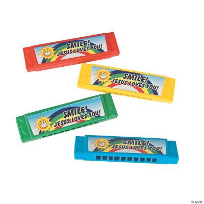 “Smile! Jesus Loves You!” Harmonicas
